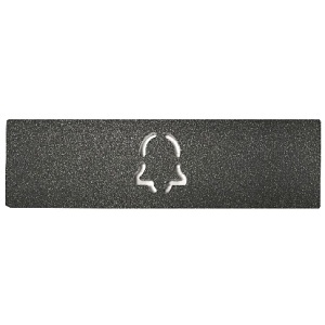 DoorBird D21X Nameplate for Call Button with Bell Symbol (DB703)