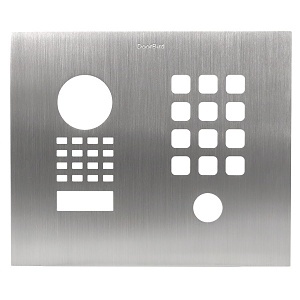 DoorBird D1101KH Classic Surface / Flush-Mount Front Panel, Brushed, Stainless Steel (BRUSHEDV2A)