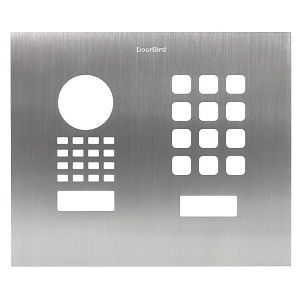 DoorBird D1101KH Modern Surface / Flush-Mount Front Panel, Brush Finish (BRSHV4A)