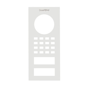 DoorBird D1101V Surface-Mount Front Panel, Traffic White (RAL9016)