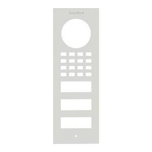 DoorBird D1102V Surface-Mount Front Panel, Traffic White (RAL 9016)
