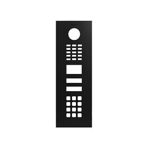 DoorBird D2102KV Front Panel, Black (GBLACK)