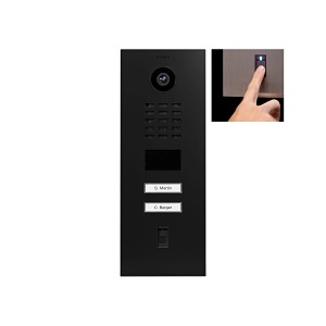 DoorBird D2102FV Fingerprint 50/D2102FV EKEY Front Panel, Black (GBLACK)