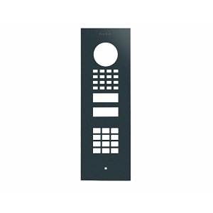 DoorBird D1101KV Flush-Mount Front Panel, Anthracite Grey (RAL7016)