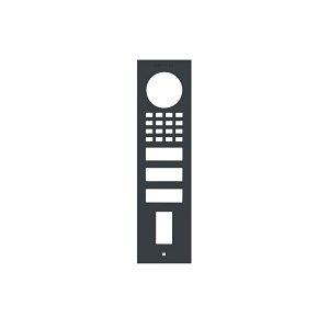 DoorBird D1102FV Fingerprint 50 Surface-Mount Front Panel, Anthracite Grey (RAL 7016)