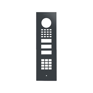 DoorBird D1102KV Flush-Mount Front Panel, Anthracite Grey (RAL 7016)