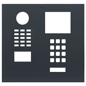 DoorBird D2101IKH Front Panel, Anthracite Grey (RAL 7016)