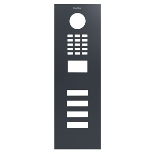 DoorBird D2104V Front Panel, Anthracite Grey (RAL 7016)