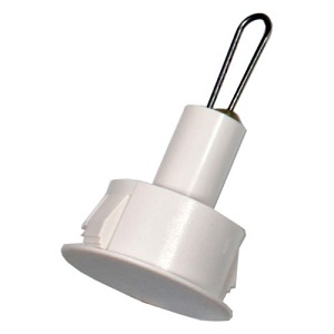 GRI PW-75-W 3/4" Diameter 1-1/2" L, Self Locking Pre-Wired Plug, White (Min Order Qty of 100)