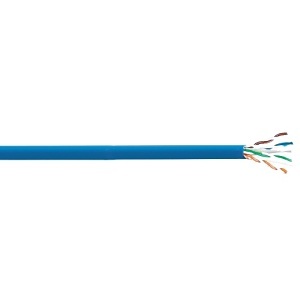 Prysmian 8131801 GenSPEED 6 MAX 24/4 CAT6 CMP Plenum Cable, Low-Smoke, Flame-Retardant PVC, White, Pull-Pac, 1000'