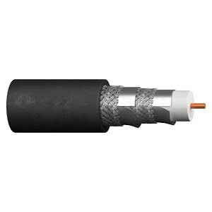 Prysmian Group 2M-C57854101 1-Channel 18 AWG RG6/U Quad Shielded CL2/CM Coaxial Cable