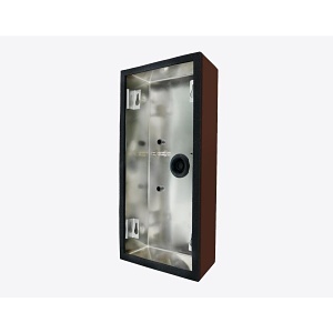 DoorBird D2101V Surface-Mounting Housing Backbox, Mahogany Brown (RAL 8016)