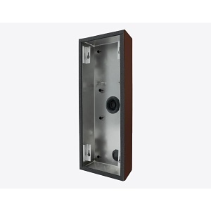Doorbird D2102V/D2103V/D2101FV Fingerprint 50 Surface-Mounting Housing (Backbox), Mahogany Brown (RAL 8016)