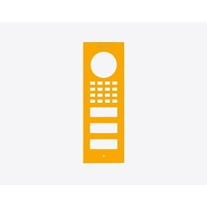 DoorBird D1102V Surface-Mount Front Panel, Signal Yellow (RAL 1003)