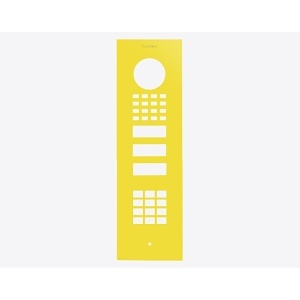 DoorBird D1102KV Flush-Mount Front Panel, Sulfur Yellow (RAL 1016)