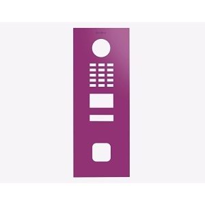 DoorBird D2101FV EKEY sLine Front Panel, Traffic Purple (RAL 4006)
