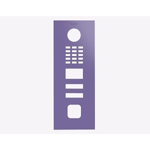 DoorBird D2102FV EKEY sLine Front Panel, Blue Lilac (RAL 4005)