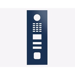 DoorBird D2102FV EKEY sLine Front Panel, Cobalt Blue (RAL 5013)