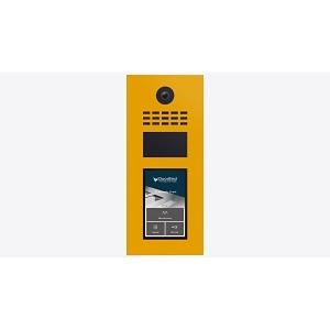 DoorBird D31TDV IP Video Intercom for Multi-Tenant Residential, Golden Yellow (RAL 1004)
