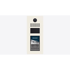 DoorBird D31TDV IP Video Intercom for Multi-Tenant Residential, Pure White (RAL 9010)