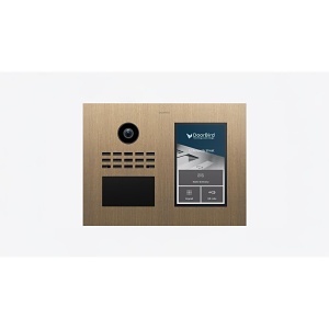 DoorBird D31TDH IP Video Intercom for Multi-Tenant Residences, Burnished Brass (BURNISH.BRASS)