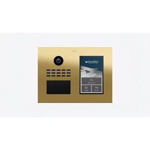 DoorBird D31TDH IP Video Intercom for Multi-Tenant Residential, Polish Brass (POLISH.BRASS)