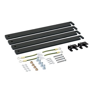 APC AR8166ABLK NetShelter Cable Management Kit with Power Cable Troughs, Black