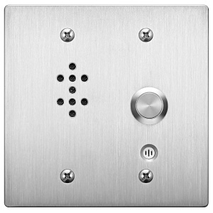 TOA RS460 Sub-Station with Half-Duplex Communication, Indoor, Vandal-Resistant, Stainless Steel