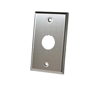 Ortronics 403IPSS11 Industrial Faceplate, 1-Port Single Gang Plate, Stainless Steel