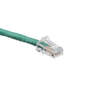 Leviton 6D460-5G Cat 6 UTP Patch Cord, 5', Green