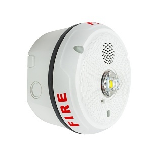 System Sensor PC2WKLED L-Series Outdoor Ceiling-Mounted Horn