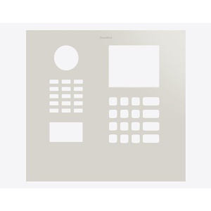 DoorBird D21DKH Front Panel, Grey White (RAL 9002)