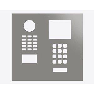 DoorBird D2101IKH Front Panel, Grey Aluminuim (RAL 9007)