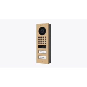 DoorBird D1102V Surface-Mount IP Video Intercom, Beige (RAL 1001)