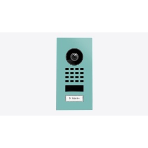 DoorBird D1101V Flush-Mount IP Video Intercom, Light Green (RAL6027)