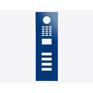 DoorBird D2104V Front Panel, Ultramarine Blue (RAL 5002)