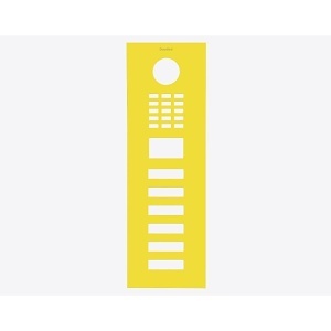 DoorBird D2106V Front Panel, Sulfur Yellow (RAL 1016)