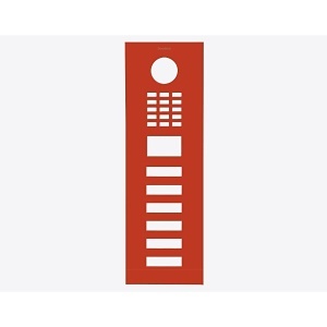 DoorBird D2106V Front Panel, Vermilion (RAL 2002)