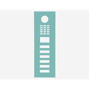 DoorBird D2106V Front Panel, Light Green (RAL 6027)