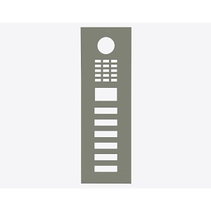 DoorBird D2106V Front Panel, Cement Grey (RAL 7033)
