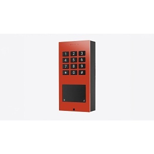 DoorBird A1121 Surface-Mount IP Access Control Device, Multi-Technology, Vermilion (RAL2002)