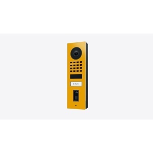 DoorBird D1101FV Fingerprint 50 Surface-Mount IP Video Intercom, Golden Yellow (RAL1004)