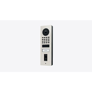 DoorBird D1101FV Fingerprint 50 Surface-Mount IP Video Intercom, Grey White (RAL9002)
