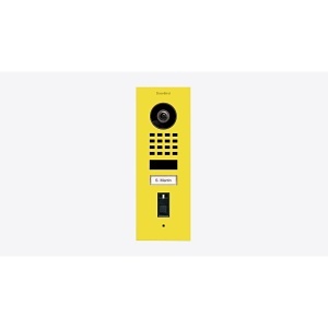 DoorBird D1101FV Fingerprint 50 Flush-Mount IP Video Intercom, Sulfur Yellow (RAL1016)