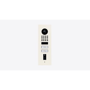 DoorBird D1102FV Fingerprint 50 Flush-Mount IP Video Intercom, Pure White (RAL 9010)
