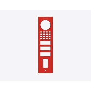 DoorBird D1102FV Fingerprint 50 Flush-Mount Front Panel, Pure Red (RAL3028)