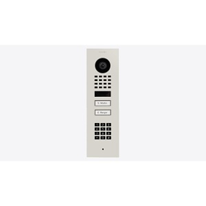 DoorBird D1102KV Flush-Mount IP Video Intercom, Grey White (RAL 9002)