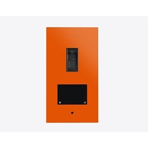 DoorBird A1122 Fingerprint 50 Flush-Mount IP Access Control Device, Orange (RAL2004)