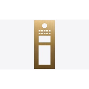 DoorBird D31TDV Front Panel, Brushed Gold (BRSHGOLD)
