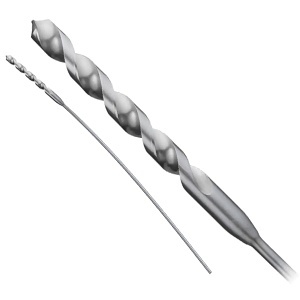 BES FLX1448H 1/4" High-Speed Steel Flex Bit with Hole, 1/4"x48"